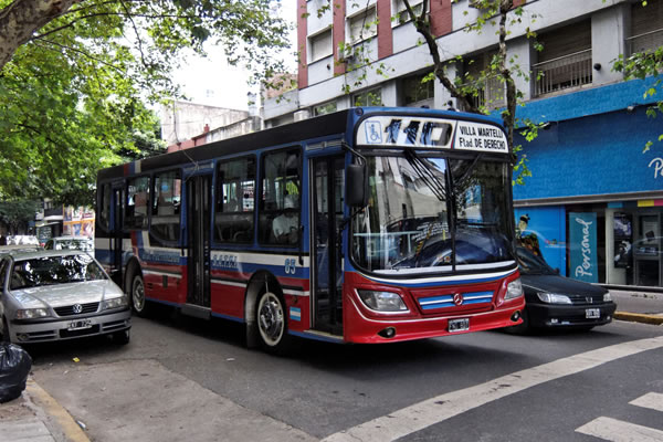 BA - Recorrido colectivo linea 110 de la ciudad de Buenos Aires (Facultad de Derecho - Villa Martelli)