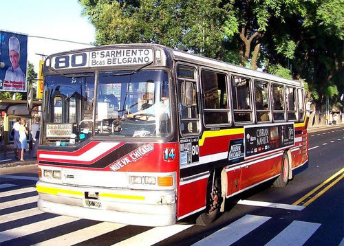 BA - Recorrido colectivo linea 80 de la ciudad de Buenos Aires (Barrio Sarmiento - Villa Lugano - Liniers - Barrancas de Belgrano)