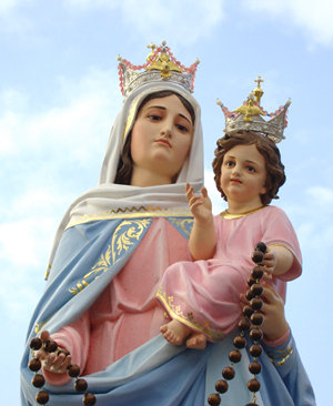 historia y datos sobre la Virgen María del Rosario de San Nicolás